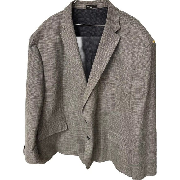 Shaquille O’Neal XLG Men’s Gray Sport Coat Blazer Sz 58 S EXCELLENT